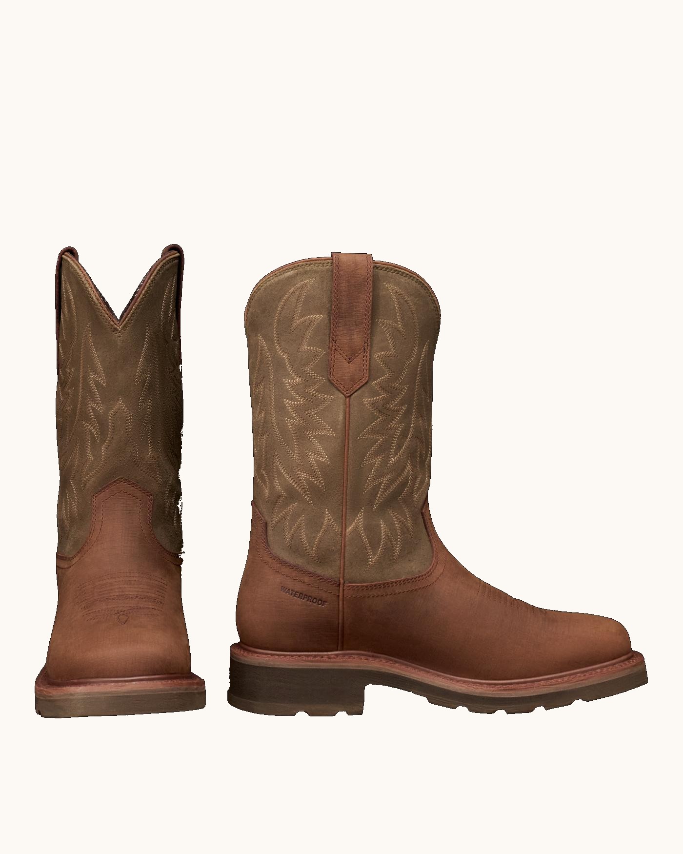 LongHaul Waterproof Broad Square Toe Soft Toe Temp Control Work Boot