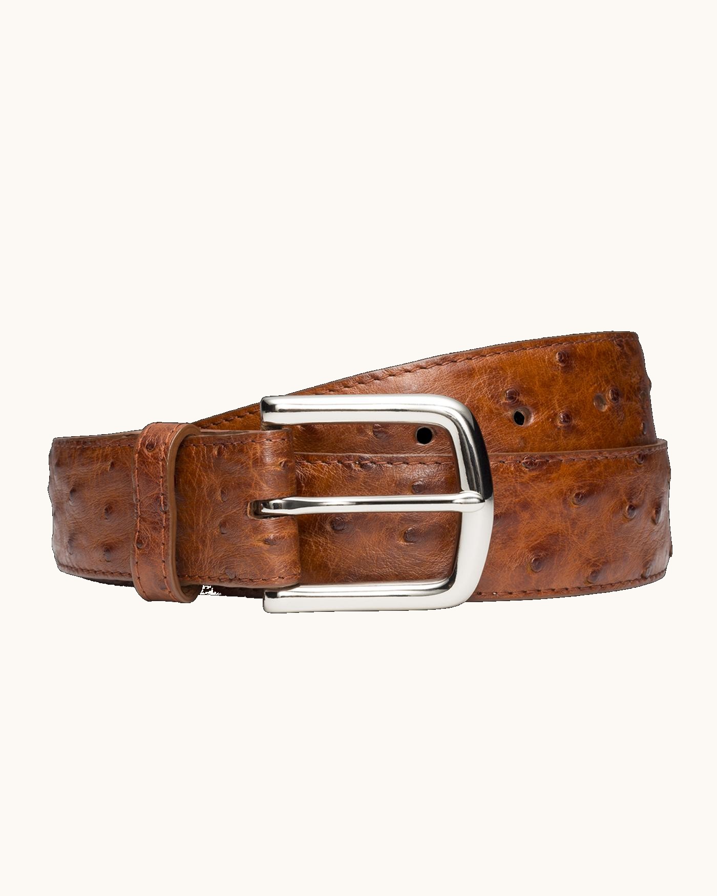 Men's Ostrich Belt