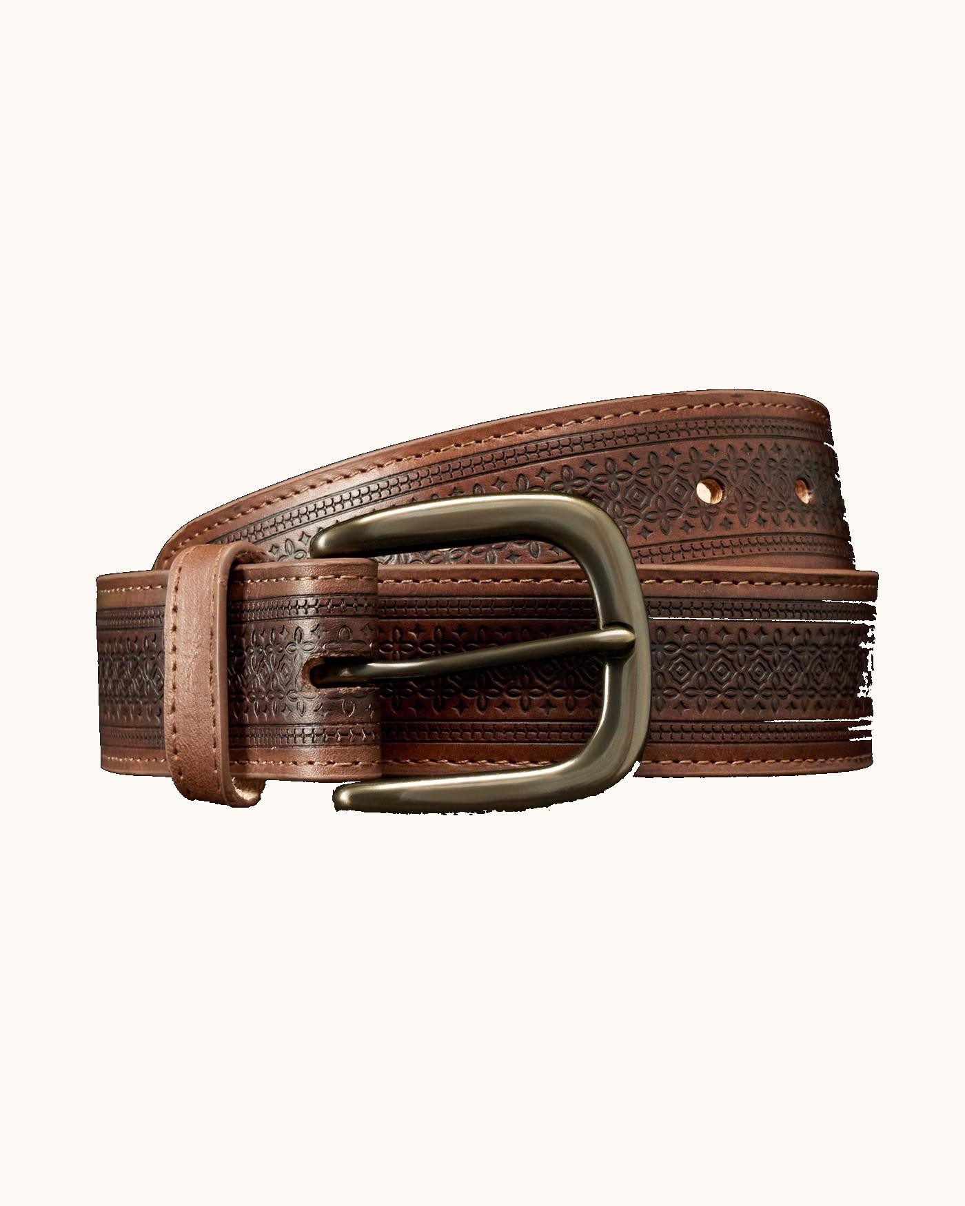 Men's Embossed Belt