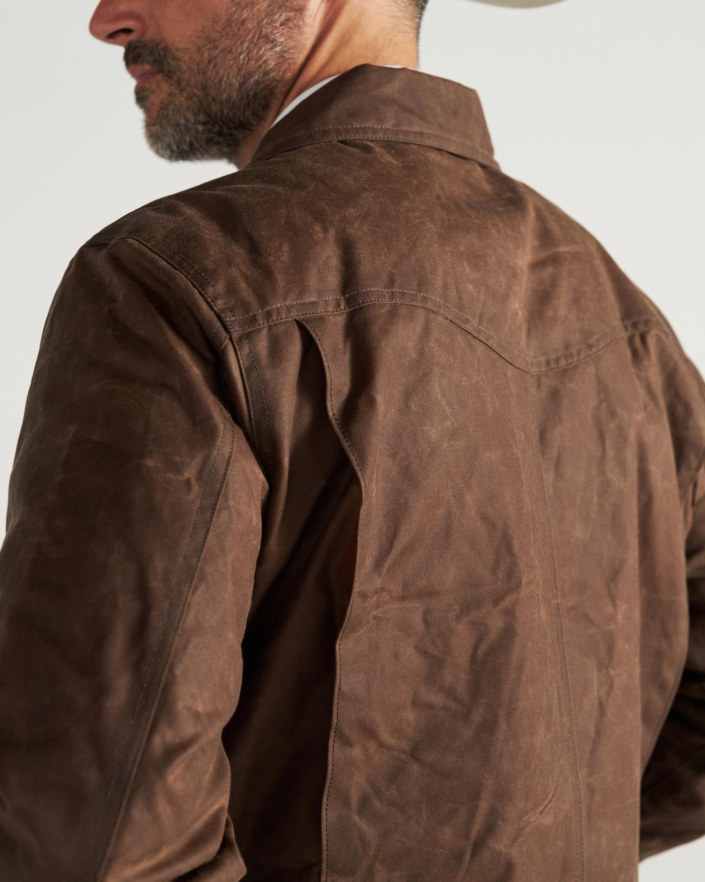Men's Buckaroo Waxed Canvas Trucker Jacket - Image 2