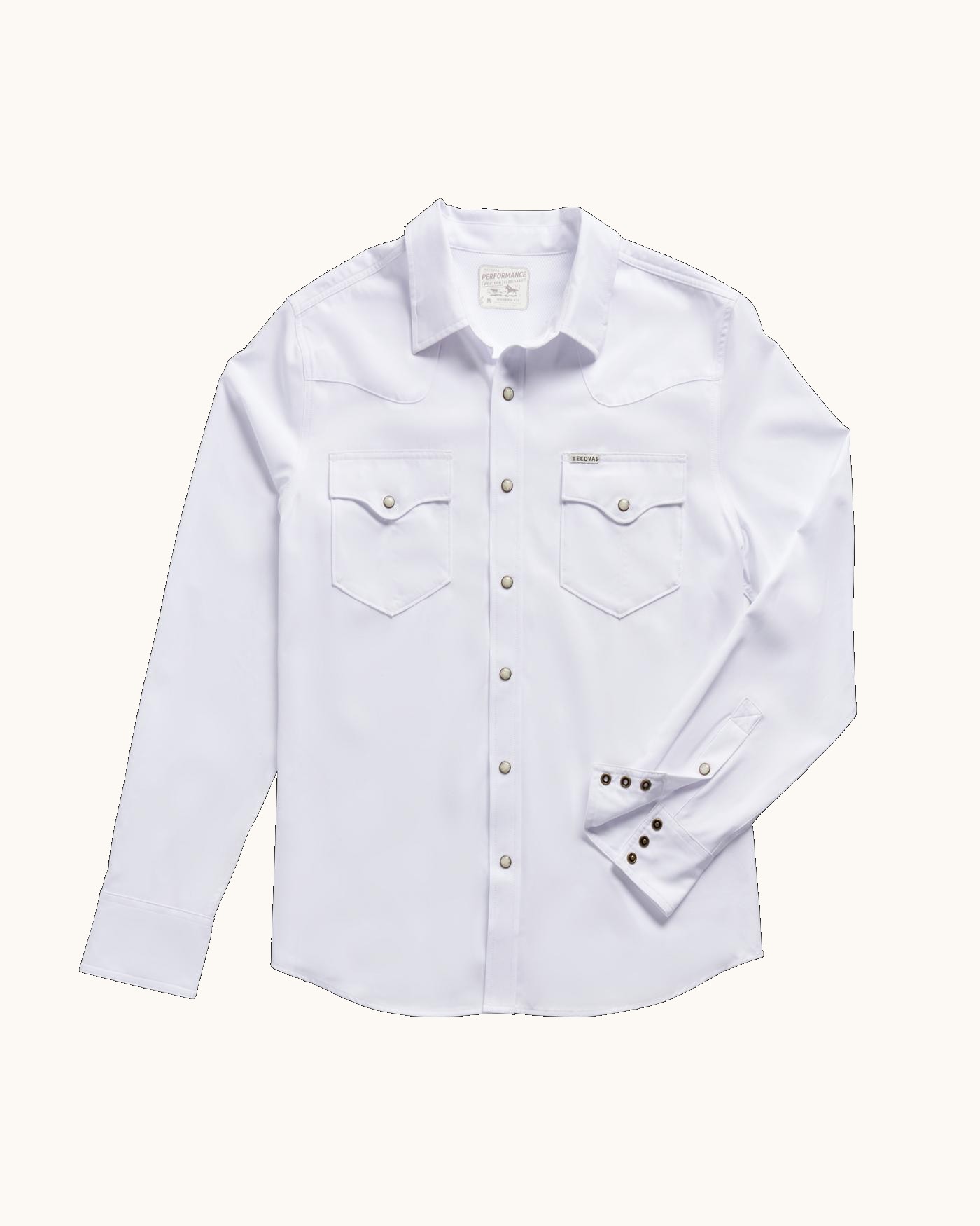 Men's Long Sleeve Performance Western Pearl Snap