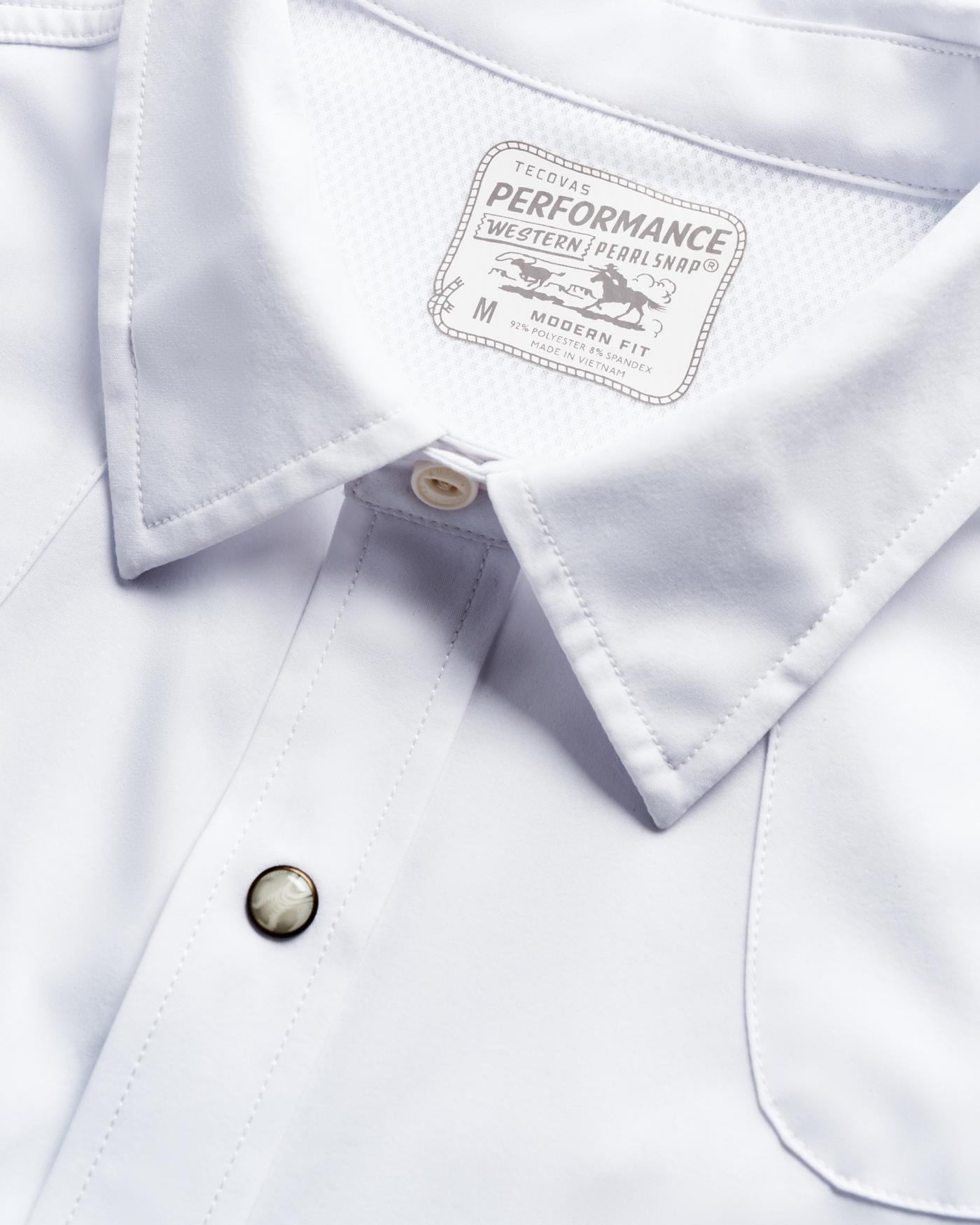 Men's Long Sleeve Performance Western Pearl Snap - Image 6