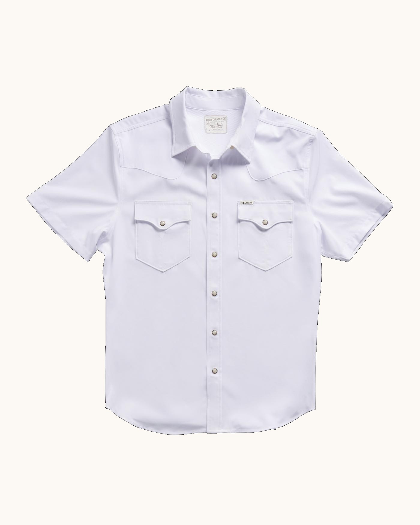 Men's Short Sleeve Performance Western Pearl Snap