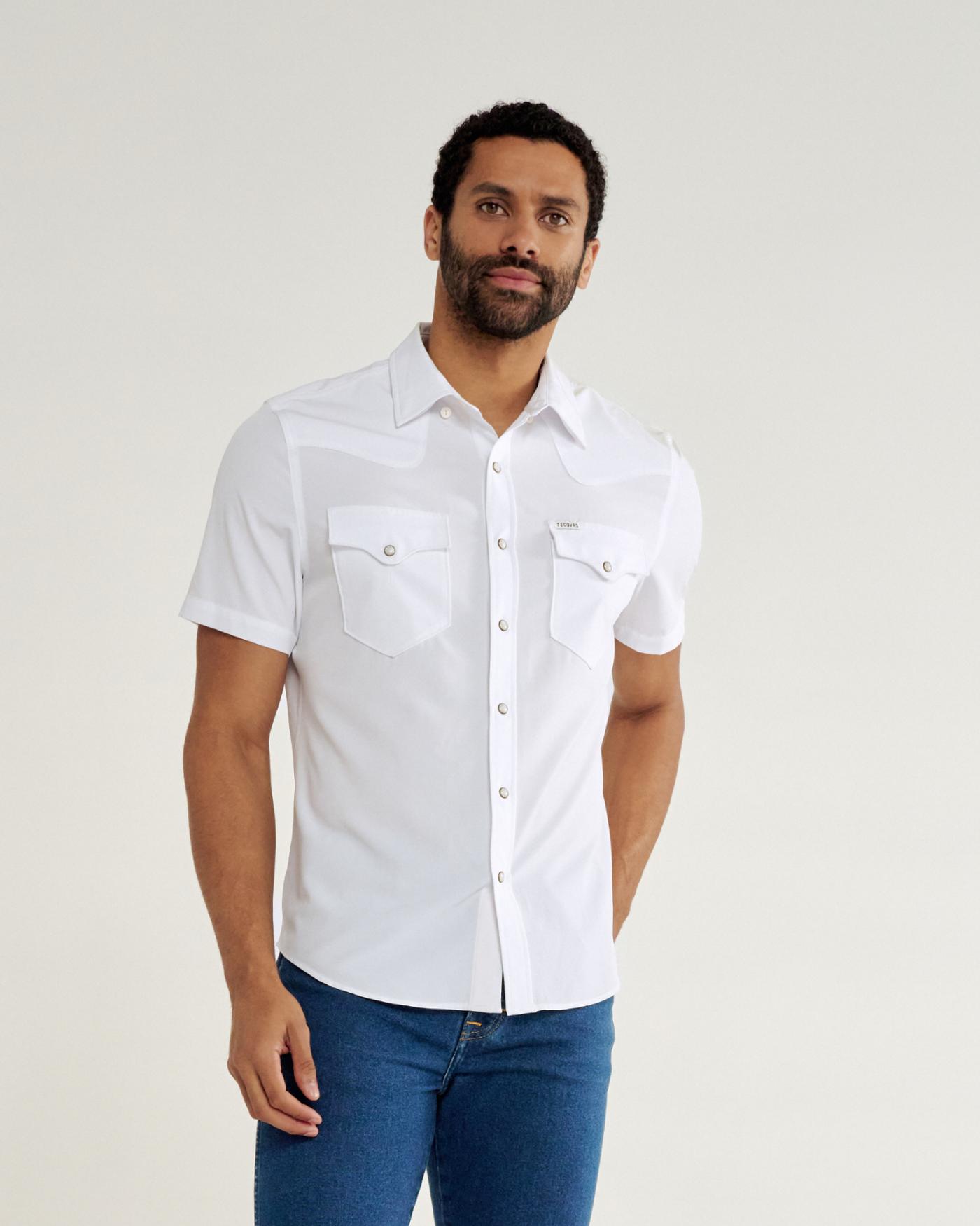 Men's Short Sleeve Performance Western Pearl Snap - Image 2