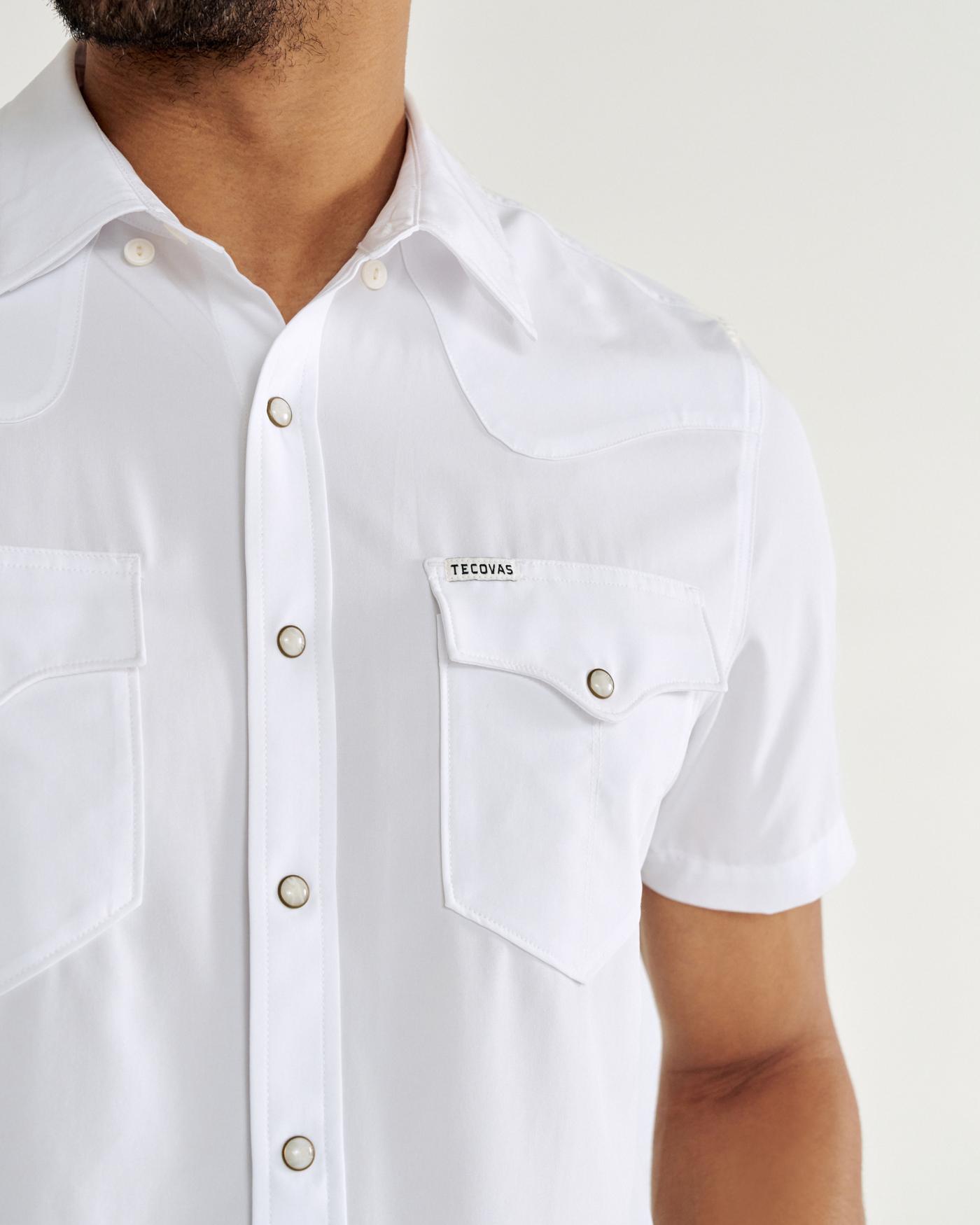 Men's Short Sleeve Performance Western Pearl Snap - Image 4