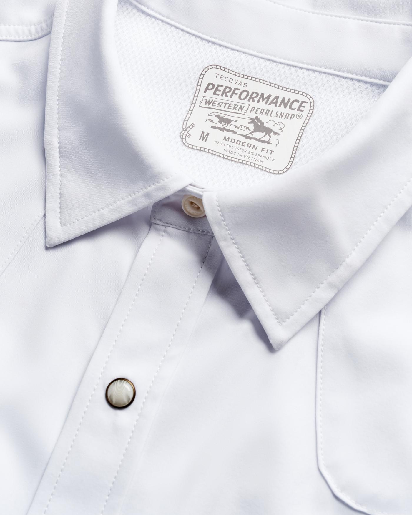Men's Short Sleeve Performance Western Pearl Snap - Image 6