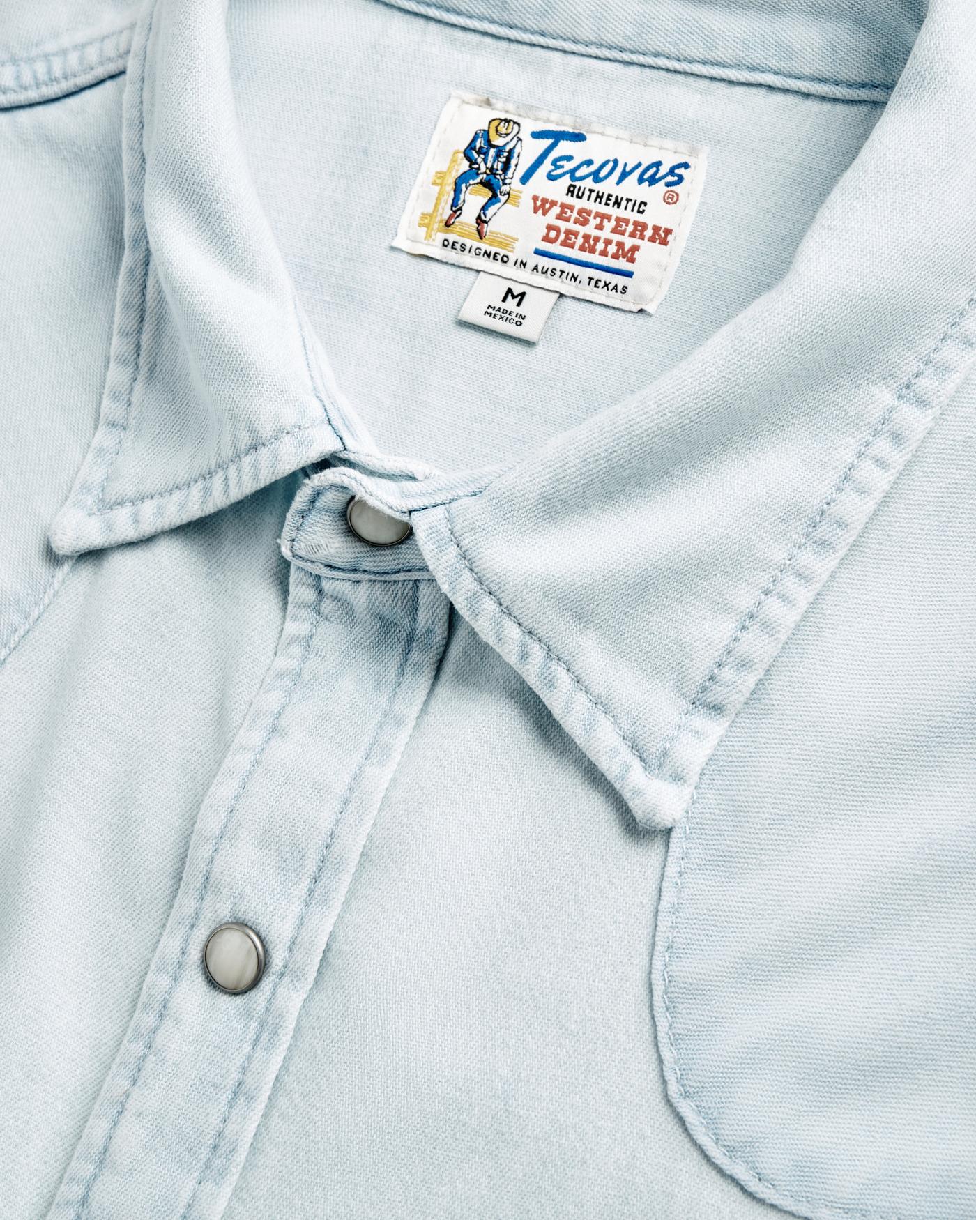 Men's Short Sleeve Denim Pearl Snap - Image 5