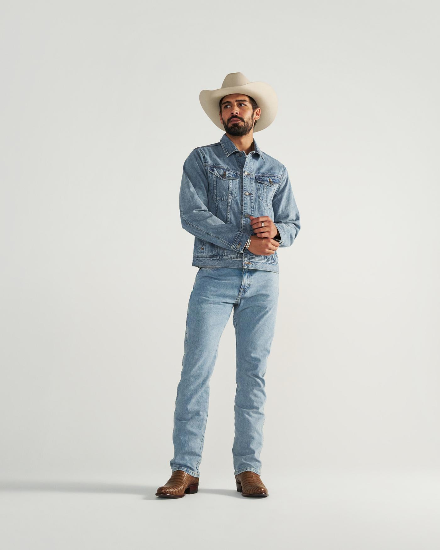 Men's Classic Denim Trucker Jacket - Image 3
