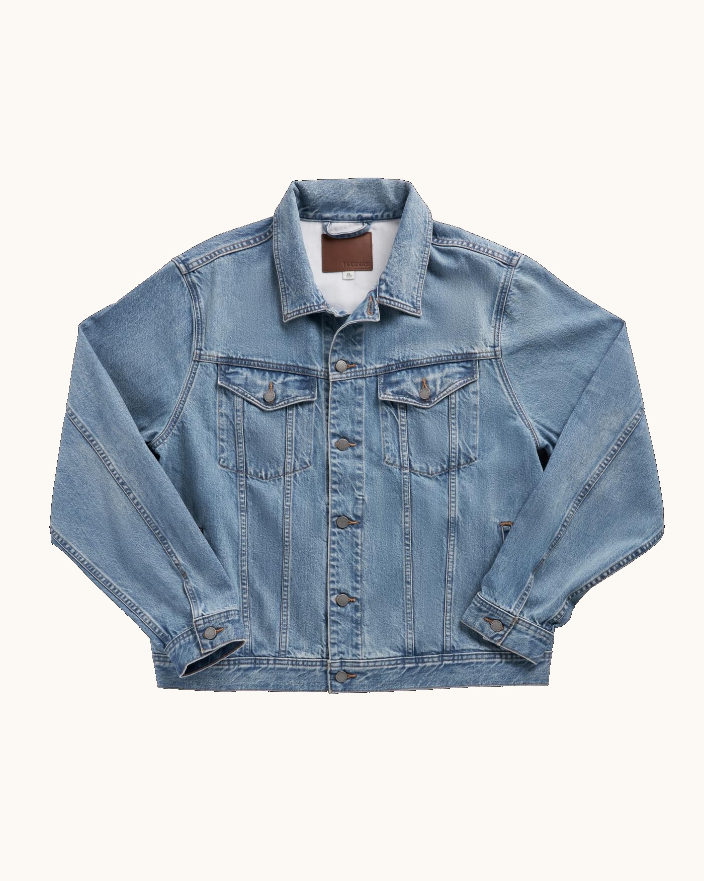 Men's Classic Denim Trucker Jacket - Image 6