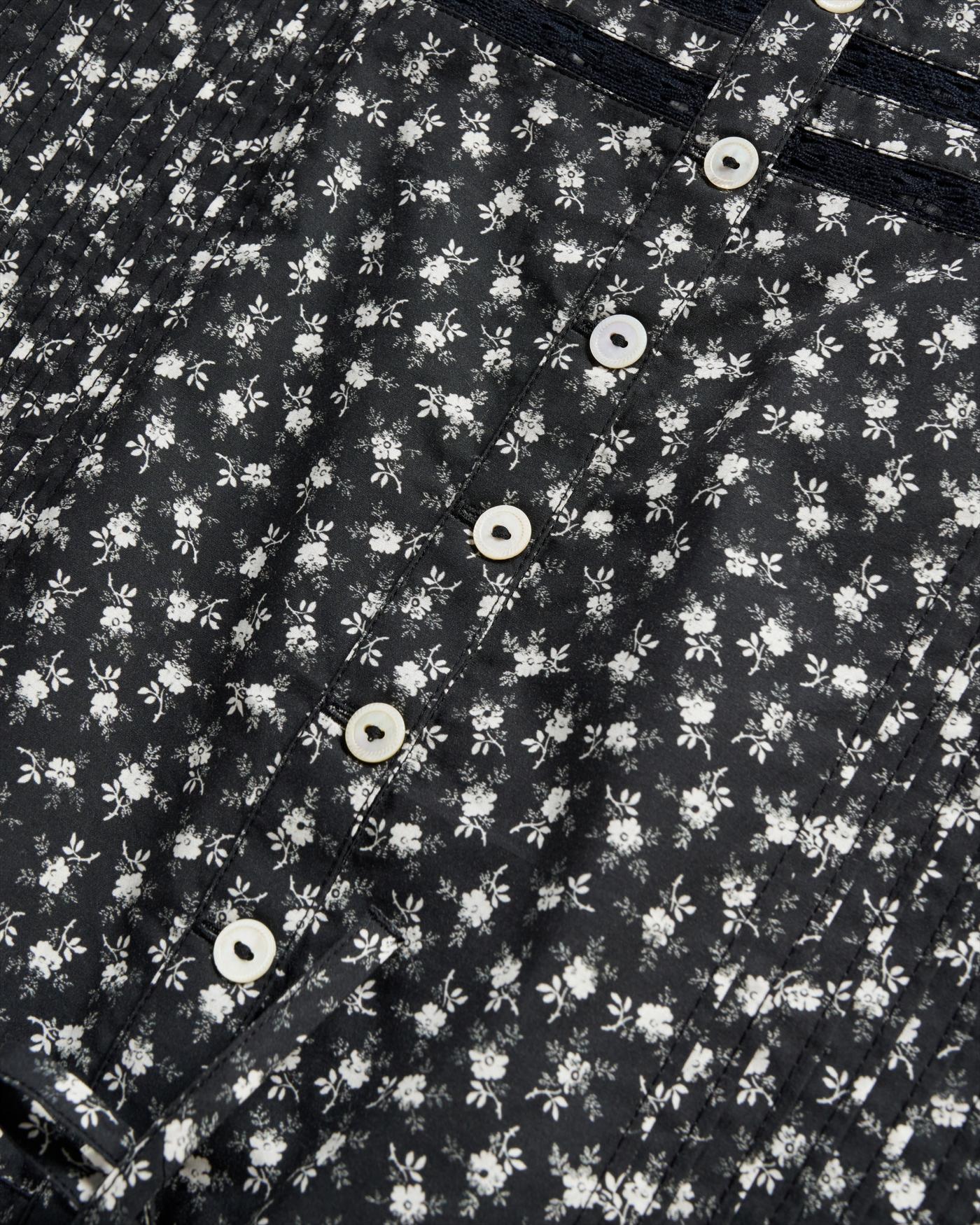 Women's Long Sleeve Cotton Poplin Top - Image 5