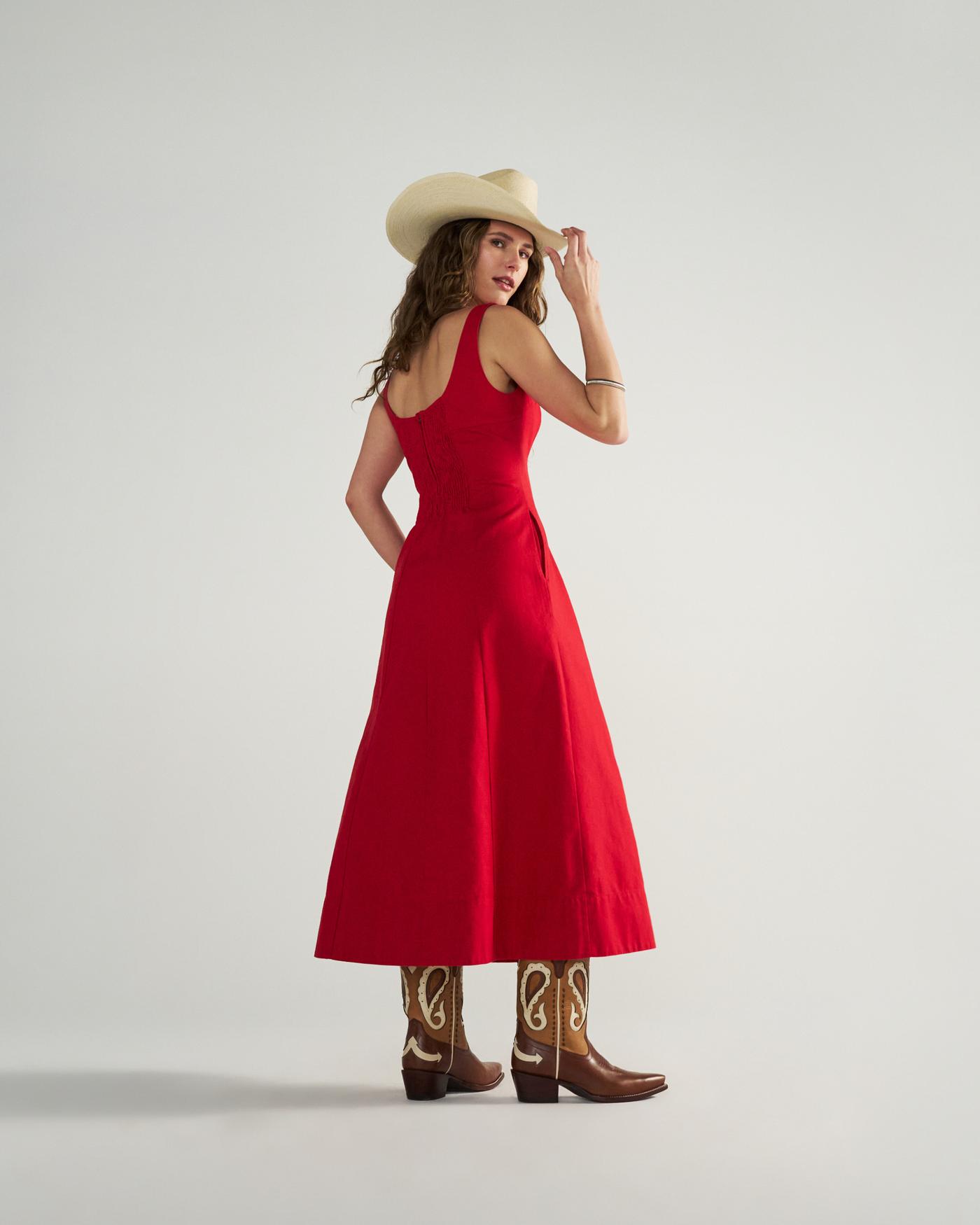 Women's Sleeveless A-Line Maxi Dress - Image 2